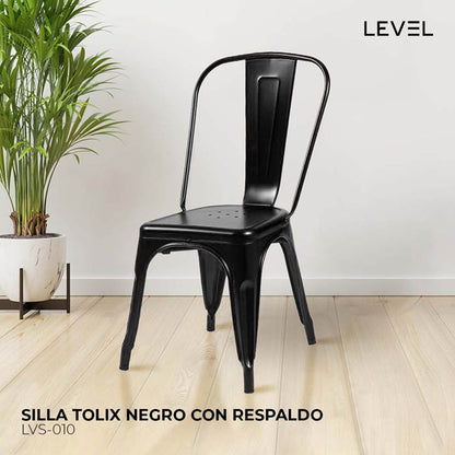 SILLA TOLIX LEVEL CON RESPALDO (NG)