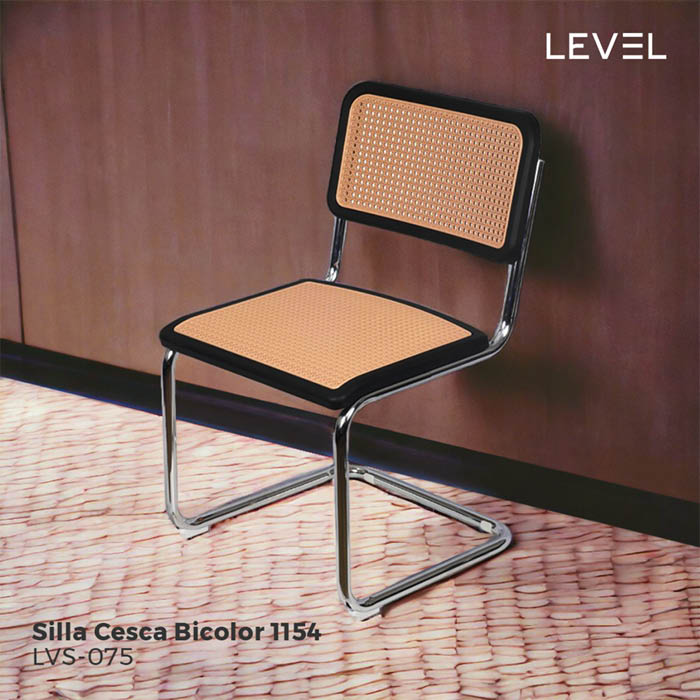 SILLA LEVEL CESCA BICOLOR 1154