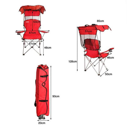 SILLA DE CAMPING CON TOLDO LEVEL BEACH