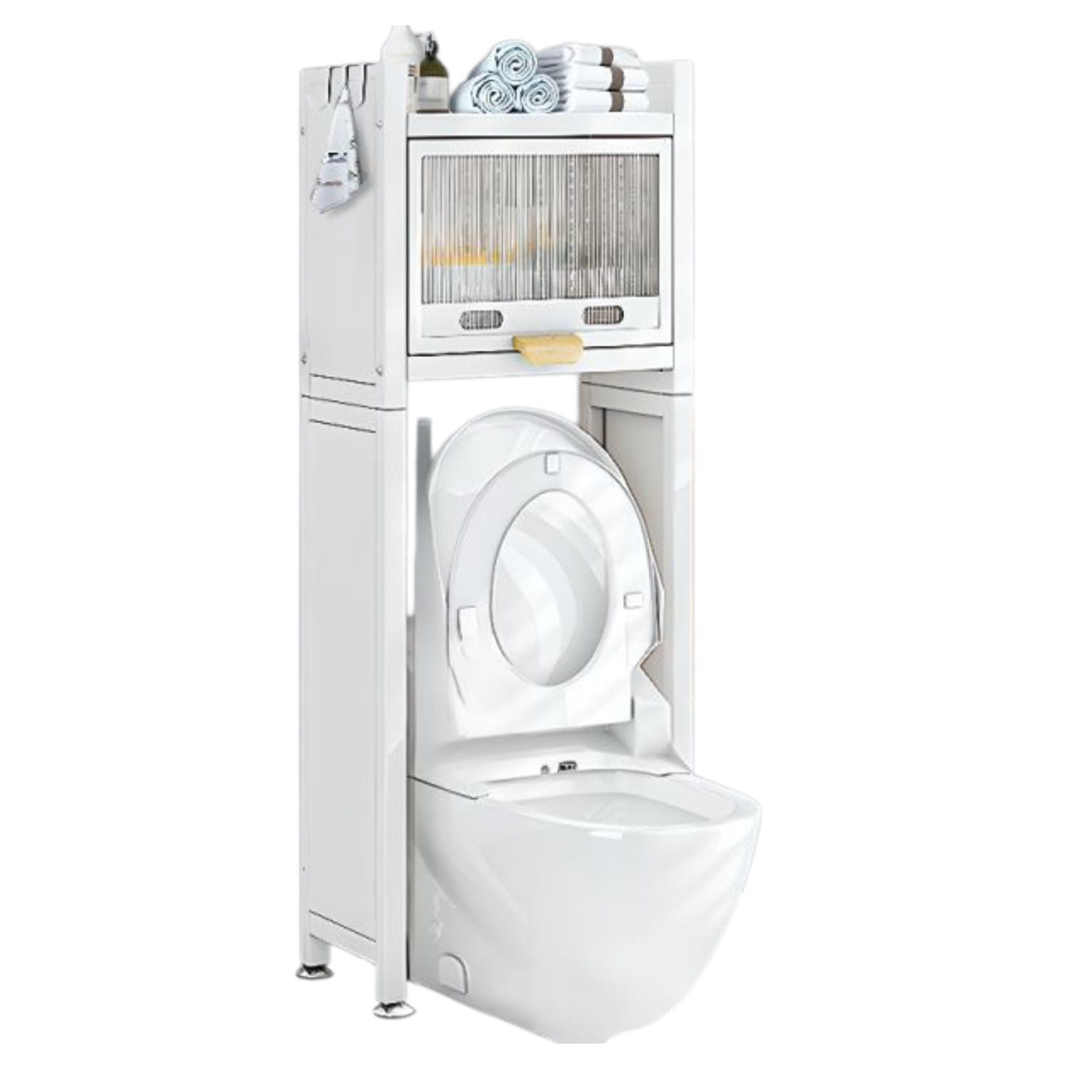 Armario de baño sobre inodoro Waco M-50105BQ 50x25x135 cm