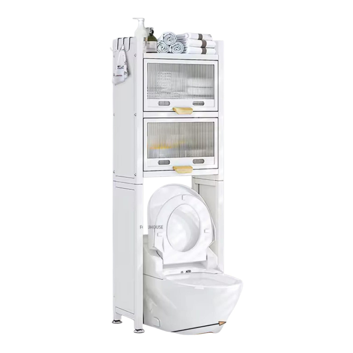 Armario de baño sobre inodoro Waco M-50106BQ 50x25x167 cm
