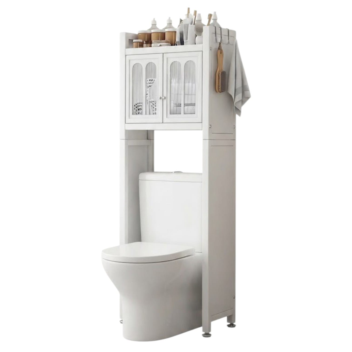 Armario de baño sobre inodoro Waco M-50145B 50x25x142 cm