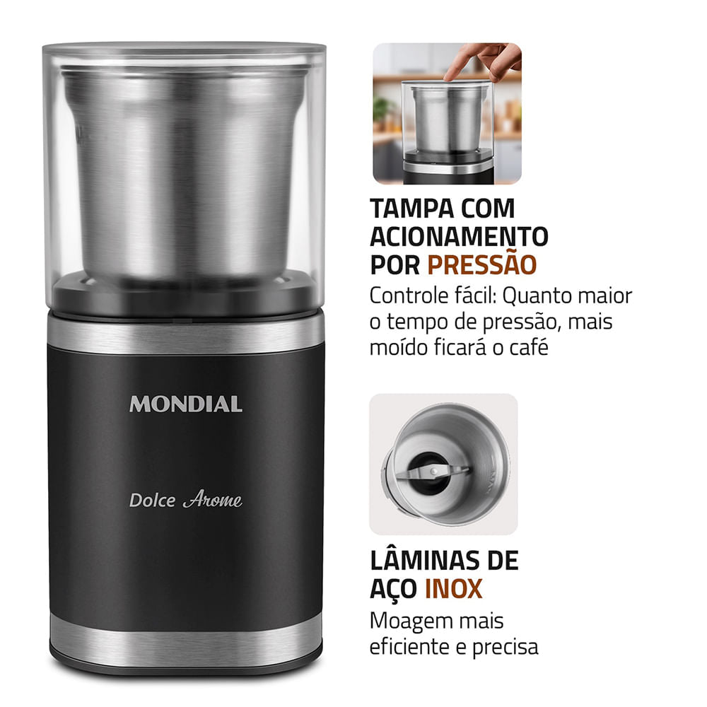 MOLEDOR DE CAFE DOLCE AROME MCF-01-BI