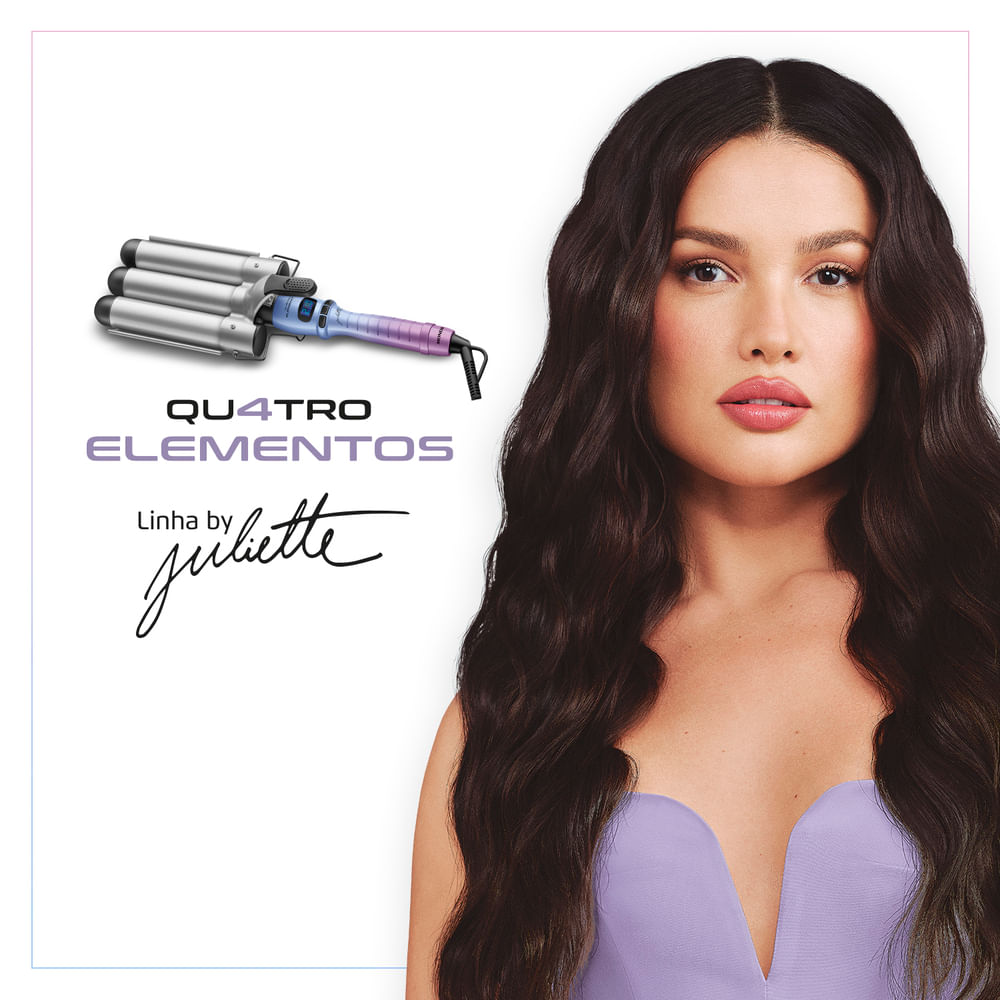 MODELADOR TRIONDAS COLORS QUATRO ELEMENTOS - BY JULIETTE MCT-JU-03