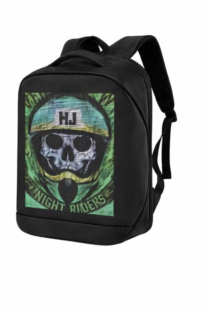 Mochila LED A-KP6021 con Pantalla 96x128 Bluetooth 4G+GPS Negro