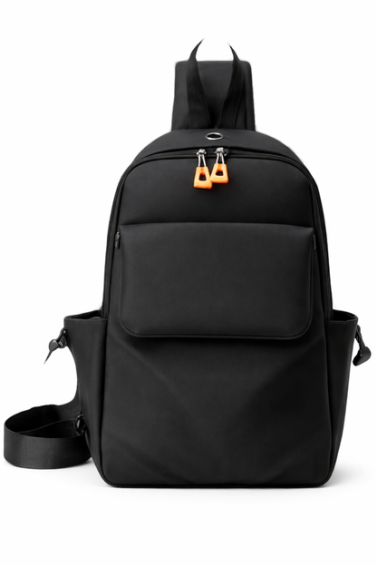 Mochila Transversal SATE A-KP1921 Impermeable con USB y Diseño Antirrobo