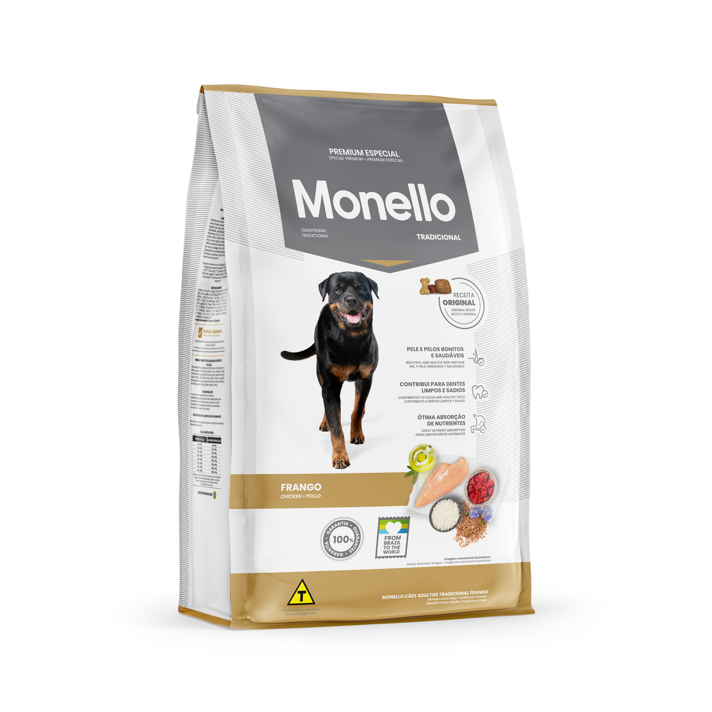 Monello Perros Adultos Tradicional – Pollo & Cereales