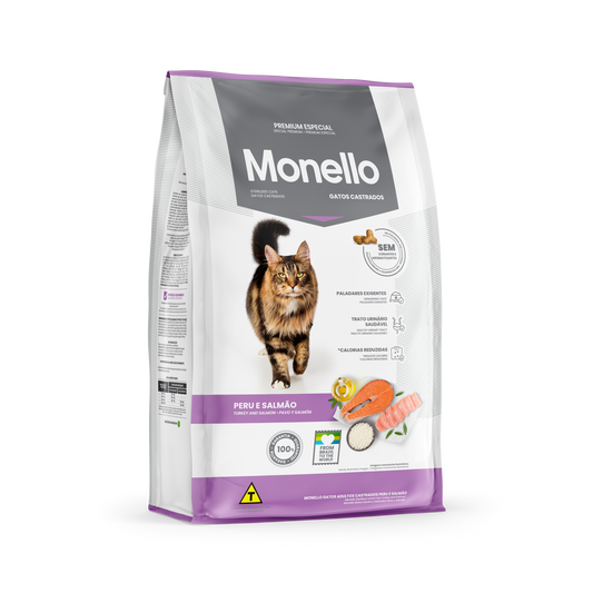 Monello Gatos Castrados – Pavo & Salmón