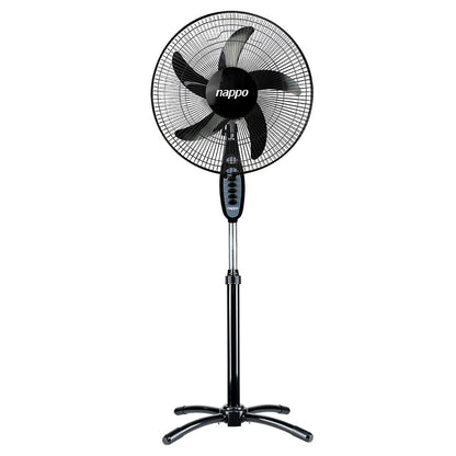 VENTILADOR DE PIE NAPPO 16" NEGRO 5 ASPAS NVP-068 | NVP-153