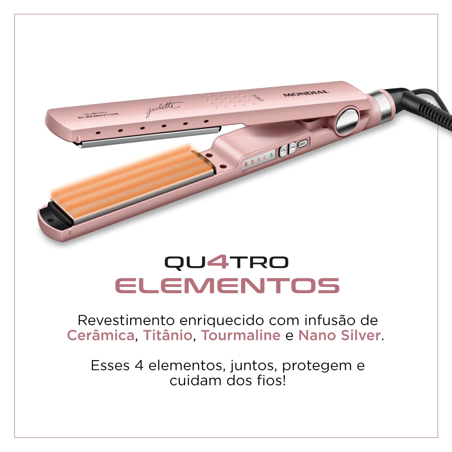 PLANCHITA GOLDEN ROSE QUATRO ELEMENTOS - BY JULIETTE P-JU-01