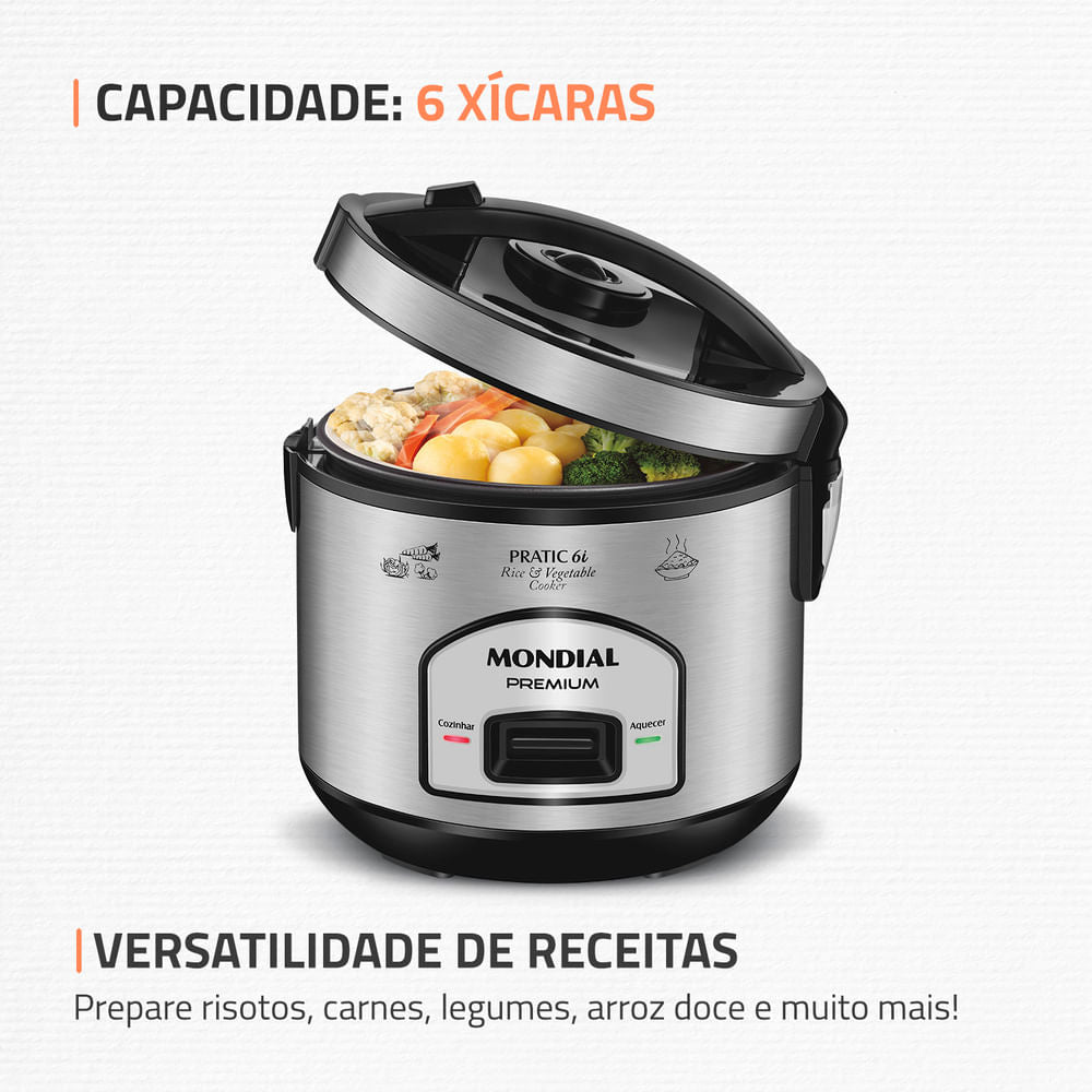 OLLA ELECTRICA DE ARROZ PRATIC 6I PE-43-6X