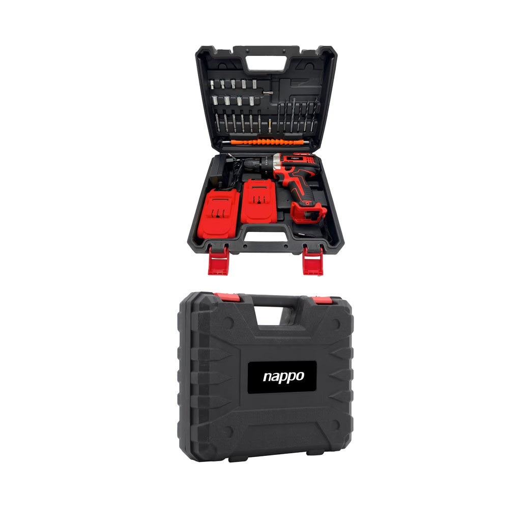 Kit Taladro 21 V Inalámbrico de Impacto NHK-216 – con 28 Piezas y 2 Baterías