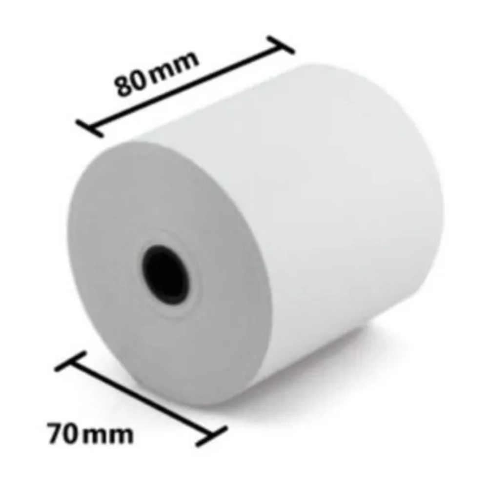 Rollo de Papel Térmico 80 mm x 70 mm