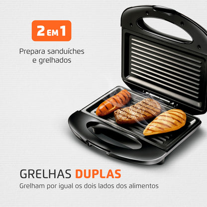 GRILL & SANDWICHERA INOX GRILL PREMIUM S-07