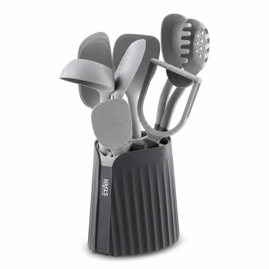 Set de utensilios de cocina Winning Star ST-7508 de 10 piezas con base organizadora