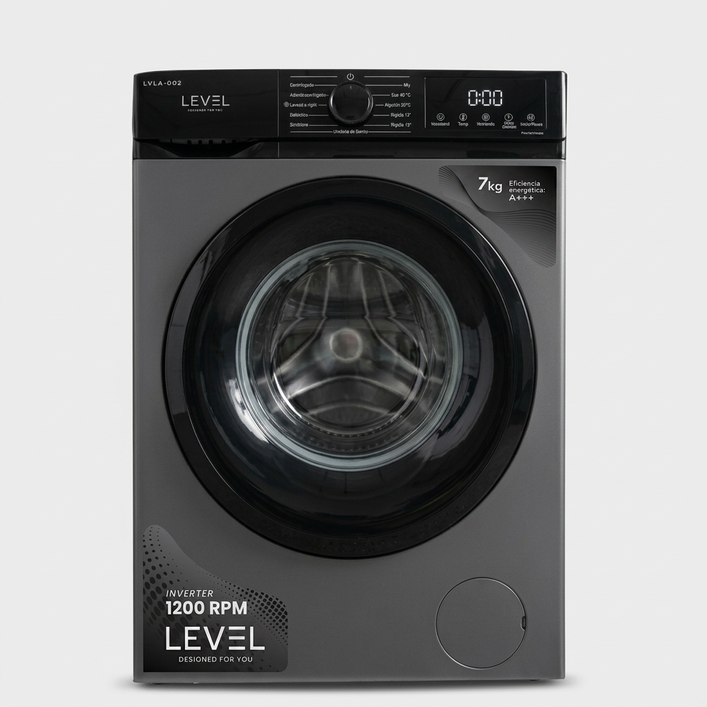 Lavarropas Automático Level 7kg Silver LVLA-002