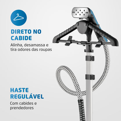 VAPORIZADOR DE ROPAS VERTICAL VIP CARE 1800W VP-07