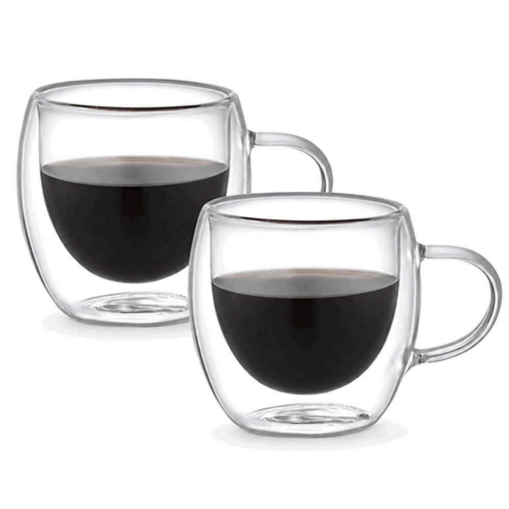 Set 2 Tazas Doble Pared 80ML Varenna
