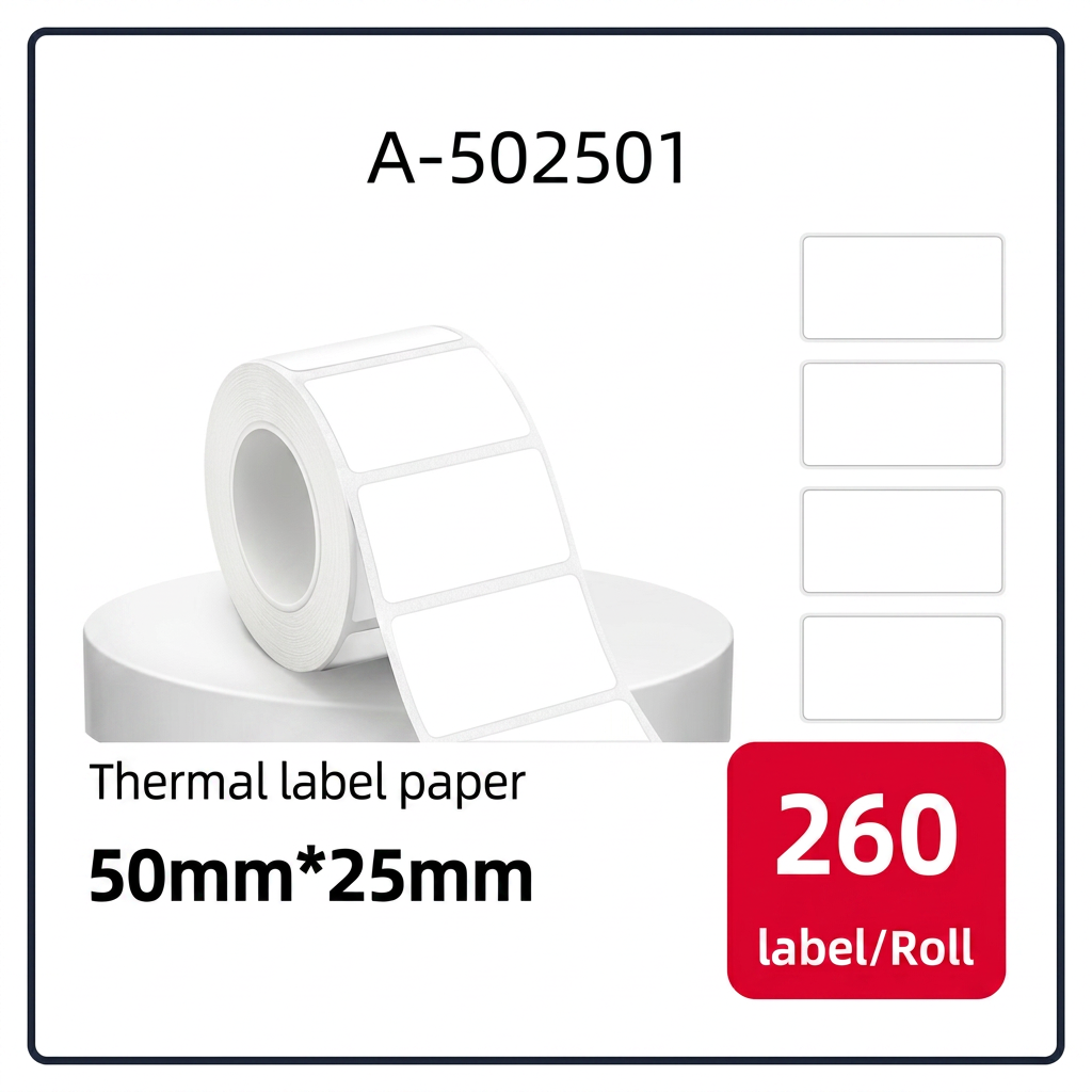 Etiqueta Térmica Autoadhesiva 50x25 mm SATE A-502501