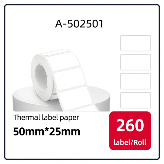 Etiqueta Térmica Autoadhesiva 50x25 mm SATE A-502501