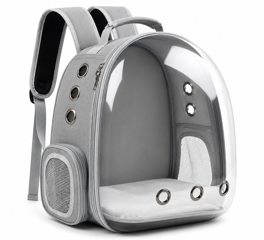 Mochila para Mascotas Sate A-MM1803 Gris