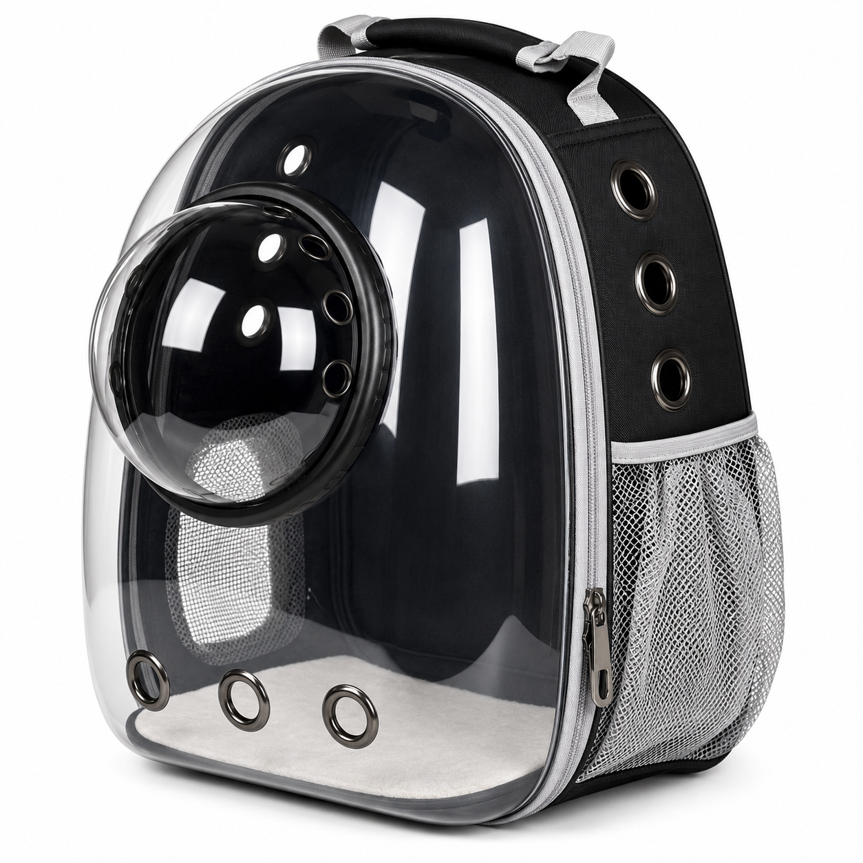 Mochila para Mascotas Sate A-MM1808 Negro/Gris