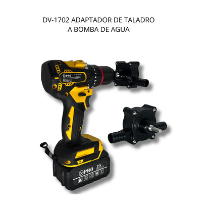 Adaptador de Taladro a Bomba de Agua DV-1702 Alta Transferencia de DIVINO, producto centrado sobre fondo blanco