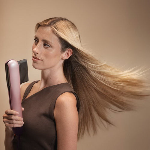 Planchita De Pelo Con Aire Airlisse 2In1 Forcedry Champagne