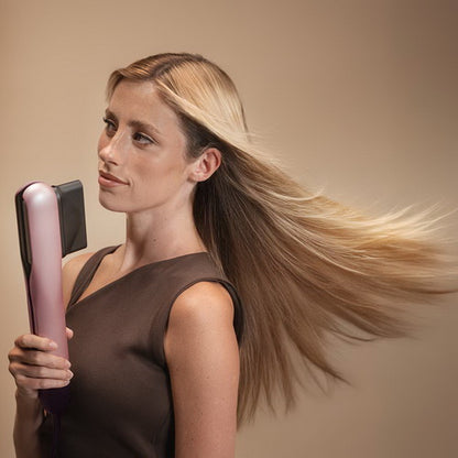 Planchita De Pelo Con Aire Airlisse 2In1 Forcedry Champagne
