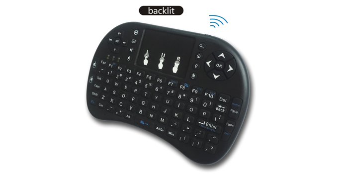 Teclado Smart TV AIR Mouse SATE AK-723G