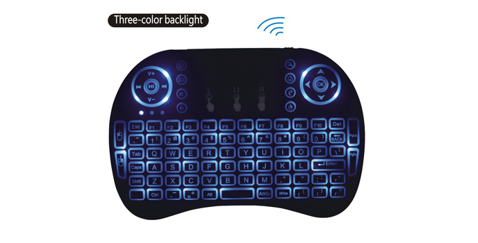 Teclado Smart Tv AIR Mouse SATE AK-724G