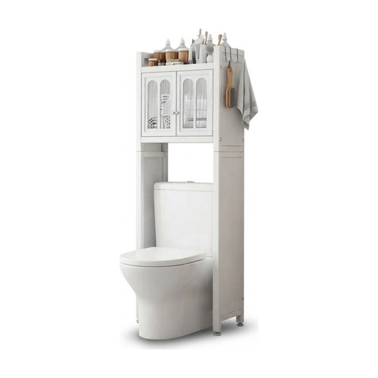 Armario de baño sobre inodoro Waco M-50145B 50x25x142 cm - foto de producto centrado sobre fondo blanco
