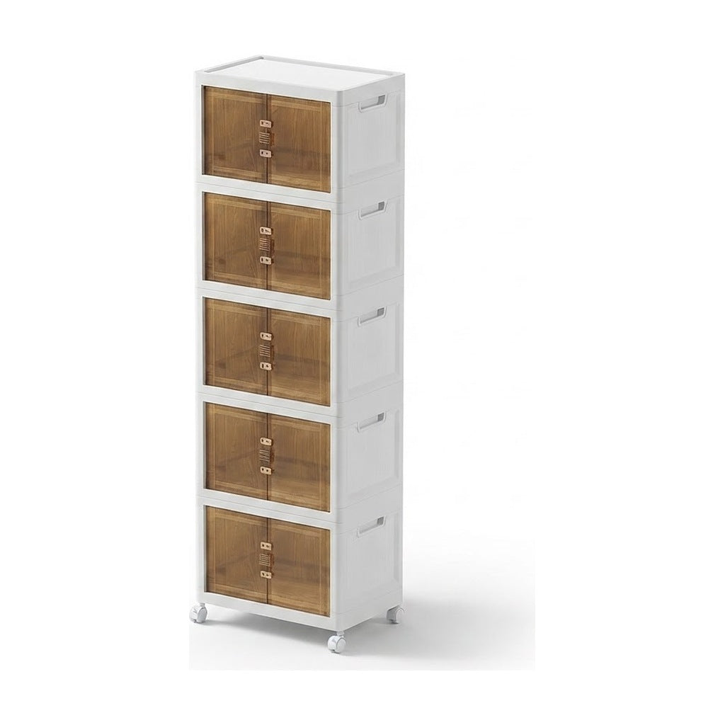 Armario plegable de 70 x 46 x 194 cm de 1,94 m, vista de producto sobre fondo blanco