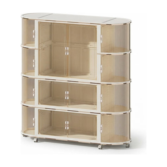 Armario plegable de 140 x 53,9 x 186 cm el más ancho de la línea, vista de producto sobre fondo blanco