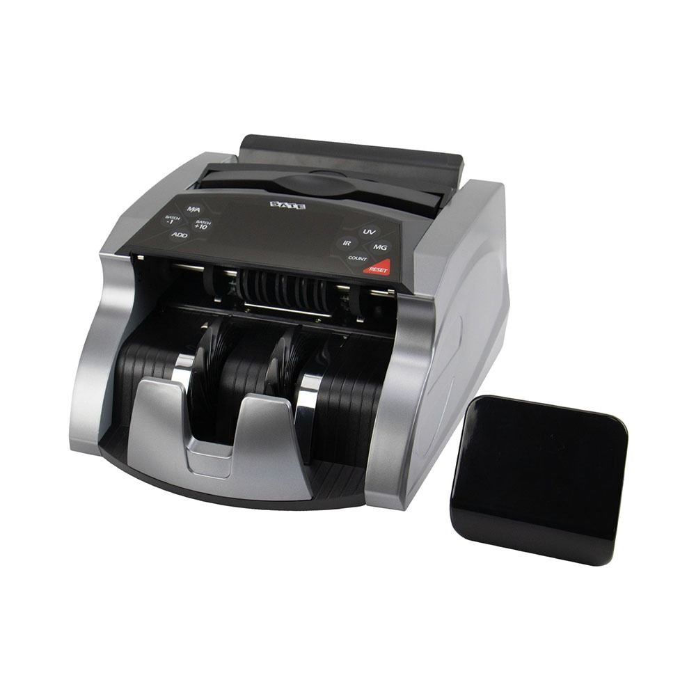 Contador de Dinero A-BC1101 – Gris, con un acabado moderno y resistente, adaptándose a cualquier ambiente profesional o de oficina.