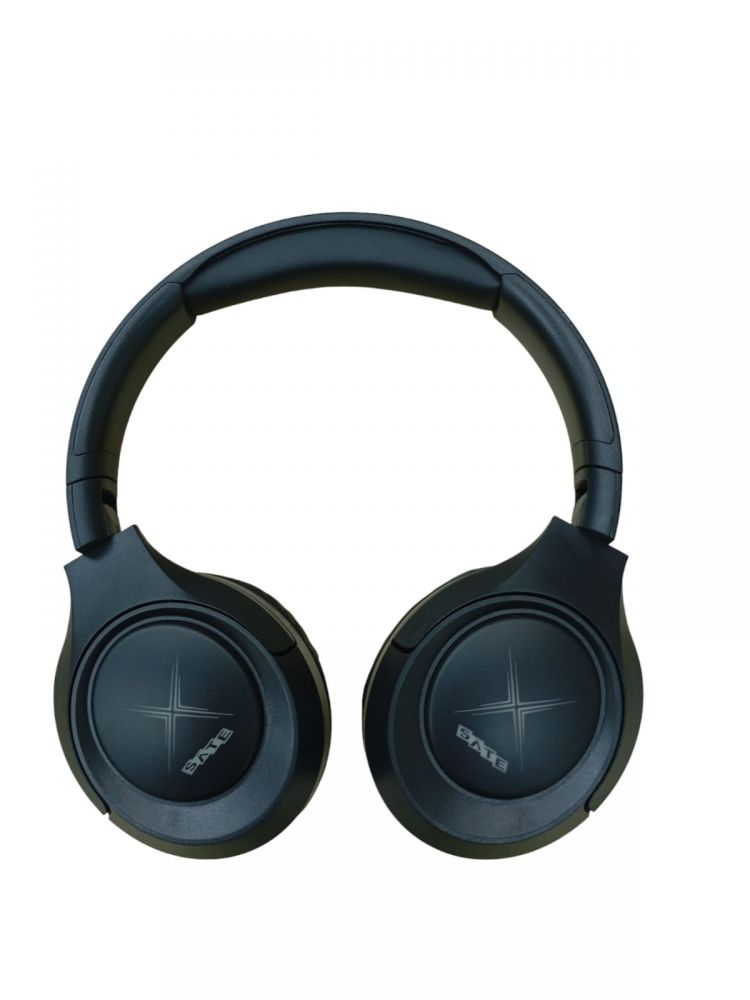 Auricular Inalámbrico Bluetooth SATE AE-9041 over-ear con driver de 40mm color Negro