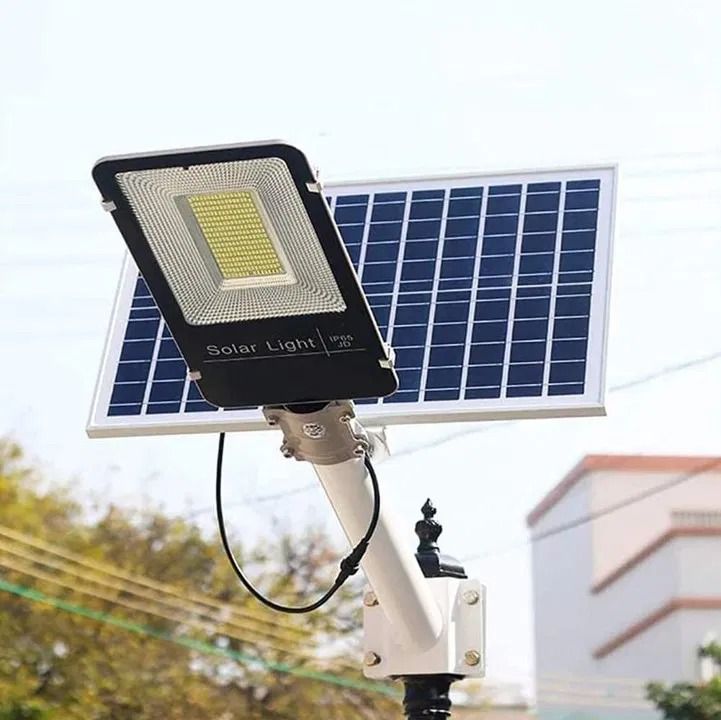 Lámpara Solar Exterior SATE JT-YSRZ100W 100W 680LM con batería de litio y control remoto
