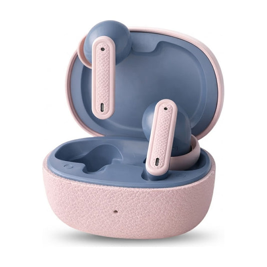 Auricular Bluetooth AE-6236 – Rosado sobre fondo blanco