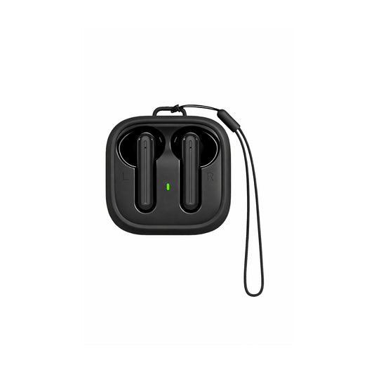 Auriculares Bluetooth SATE AE-6131 Negro con Control Táctil sobre fondo blanco