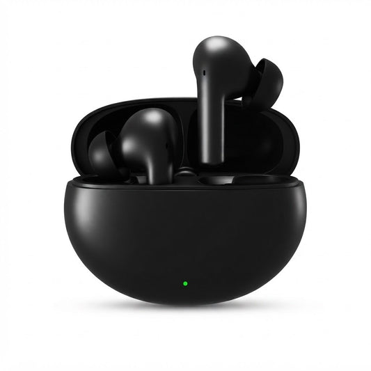 Auriculares Inalámbricos AE, vista de producto sobre fondo blanco