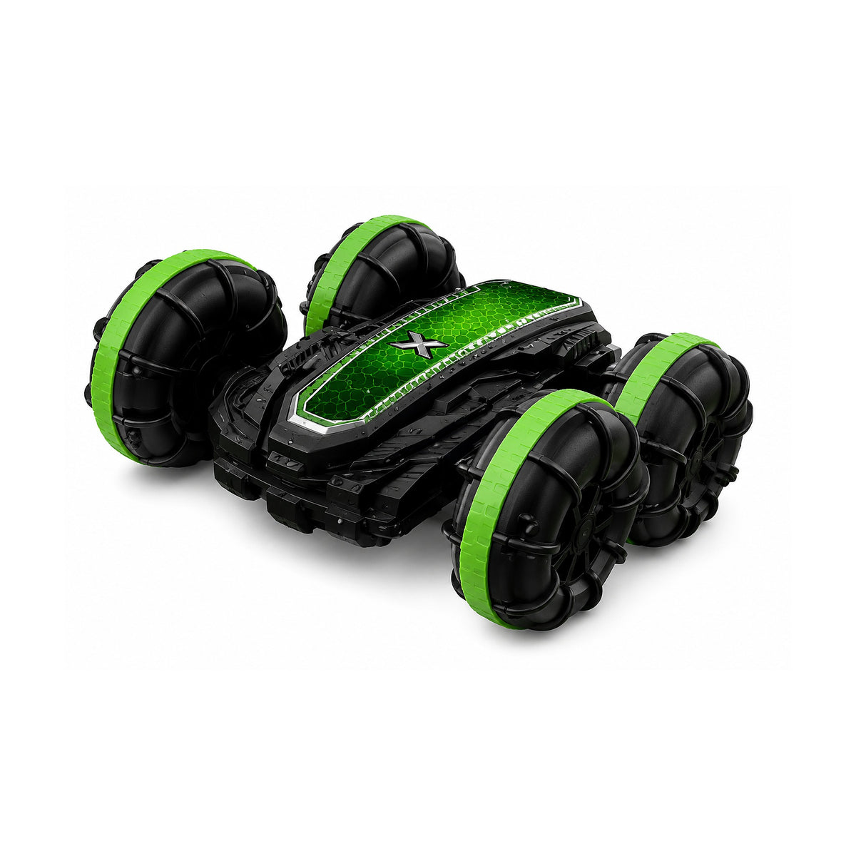 Auto a Control Remoto Todo Terreno 4x4 Verde de LEVEL, producto centrado sobre fondo blanco