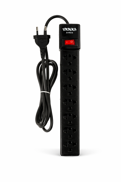 Prolongador Eléctrico SATE A-R05 6 Tomas con Interruptor