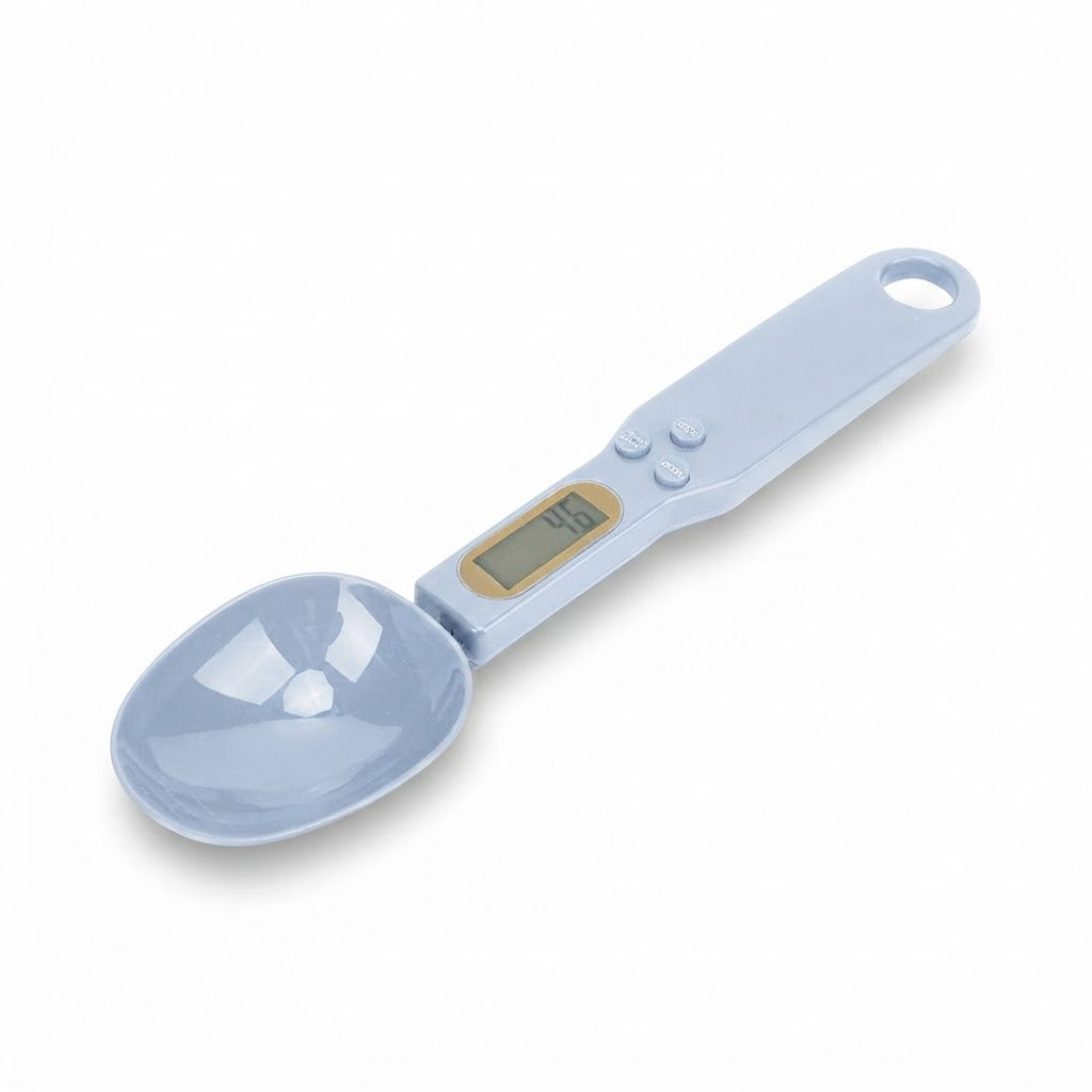 Balanza Cuchara Digital A-WS7742 Recargable LED Celeste de Sate - foto de producto centrado sobre fondo blanco