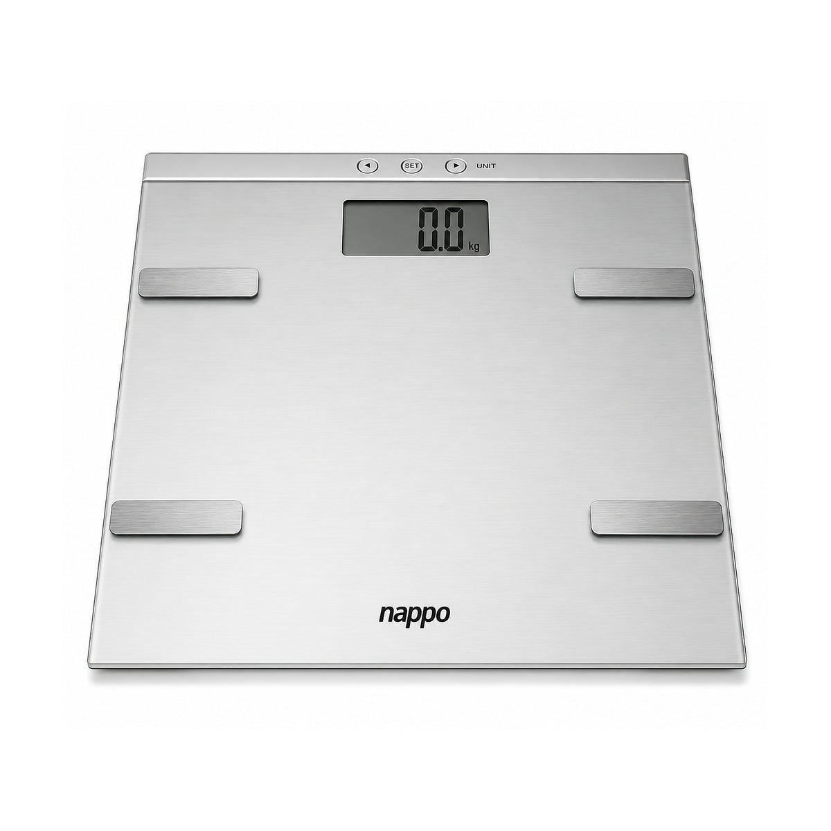 Balanza Digital Nappo EBS-004 Plateada 150kg de NAPPO, producto centrado sobre fondo blanco