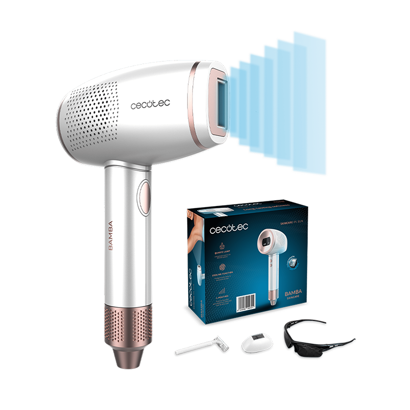 Depiladora De Luz Bamba SkinCare IPL Quartz Gun