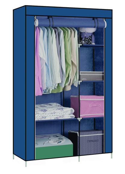 ROPERO DECOTEAM AZUL 105*45*170CMS DDR-005