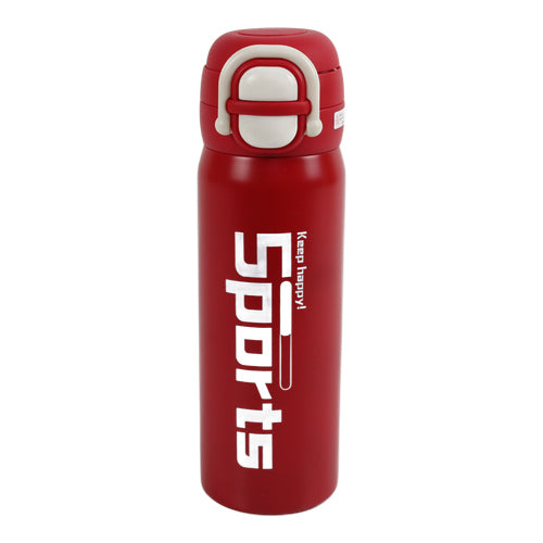 Botella térmica de acero inoxidable 600 ml roja Sports