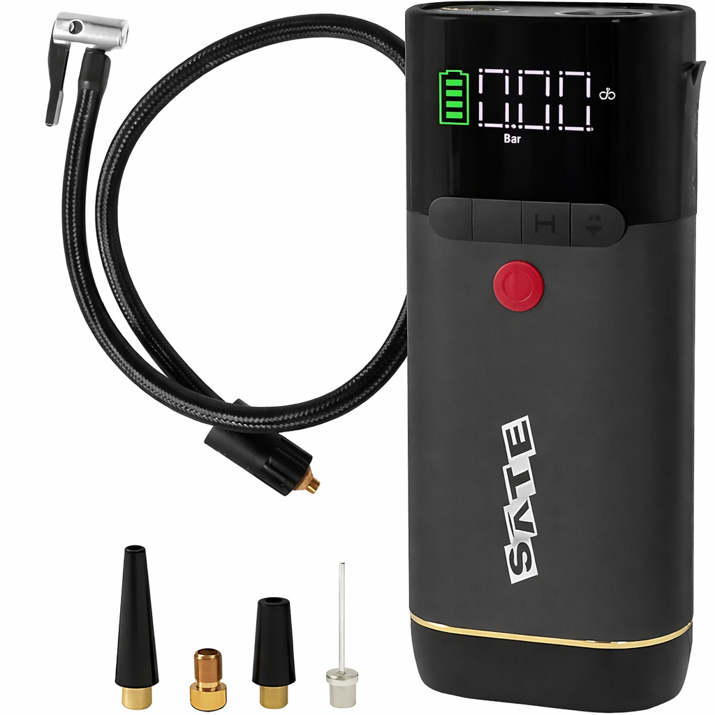 Inflador para Neumáticos A-MP82 Portátil Calibrador Digital 150 PSI