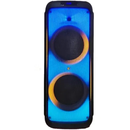 Parlante Portátil Kolav J2203 2x12 Pulgadas con 2 Micrófonos Inalámbricos y Control Remoto