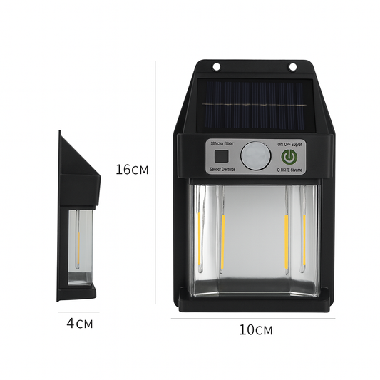 Lámpara Solar Decorativa para Pared Exterior AFL6663